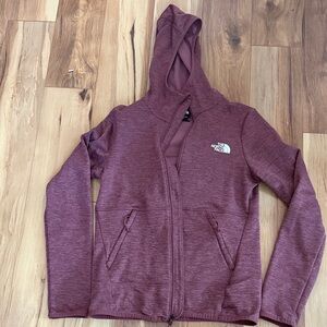 The North Face Burgundy Full-Zip Hoodie